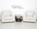 We Are Family Quotes Wall  Art Stickers